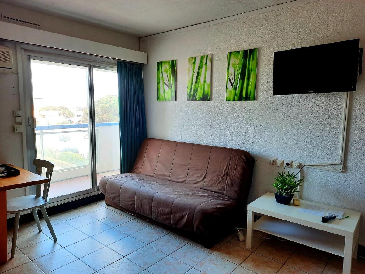 Апартаменты Studio Bambou - Piscine - Acces Direct A La Plage - Lydia Playa Ле Баркарес Экстерьер фото